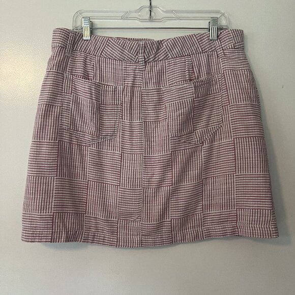 Very Cute White and Light Pink Patchwork Skirt - Picture 2 of 5